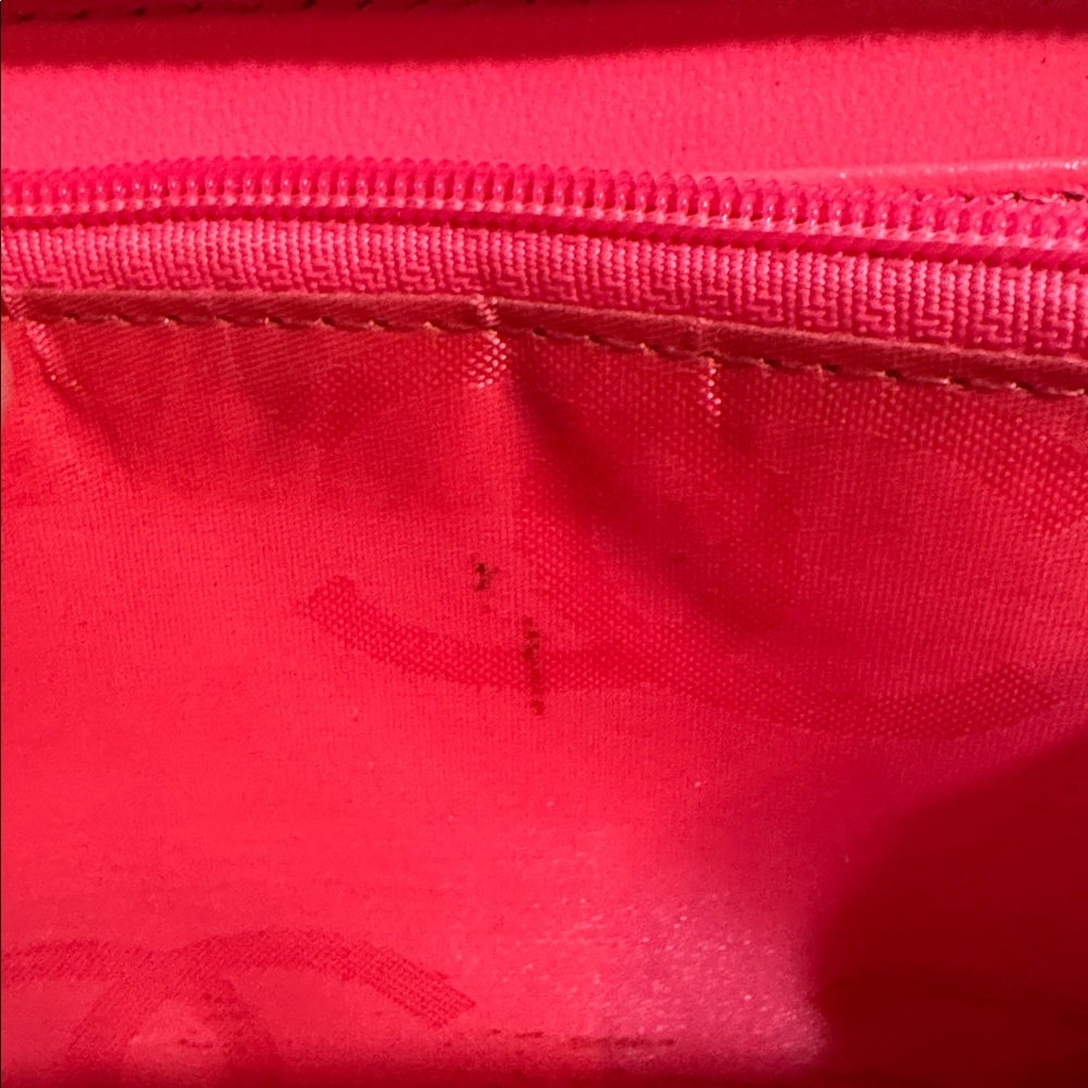 CHANEL Quilted Off White & Black Cambon Wallet with Chain - Picture 13 of 14